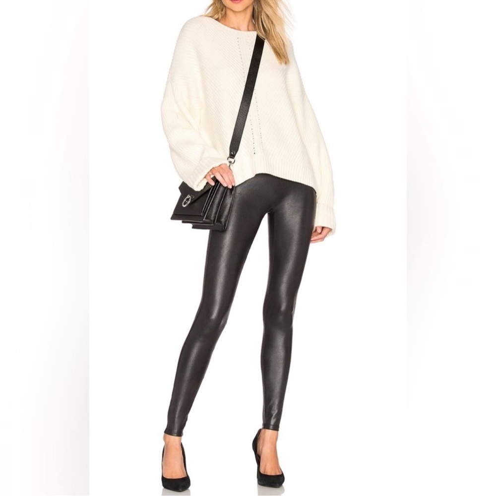 Spanx Faux Leather Leggings NWT!